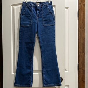 Knox Rose Dark Blue Wide Leg Jeans